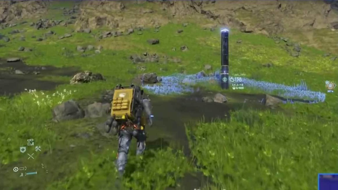 A Chiral Charger in Death Stranding